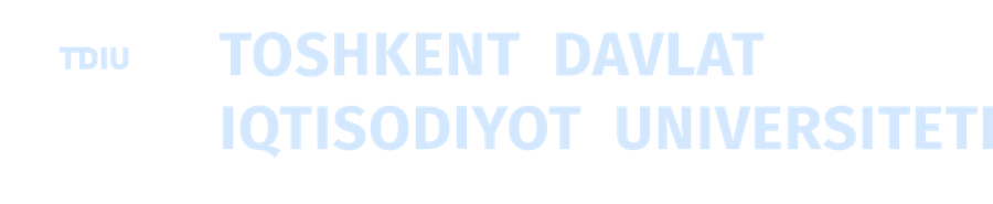 Toşkent davlat iqtisodiyot universiteti logotipi